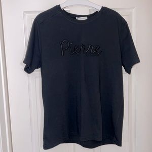 Brand new, unworn Pierre Balmain t-shirt in black